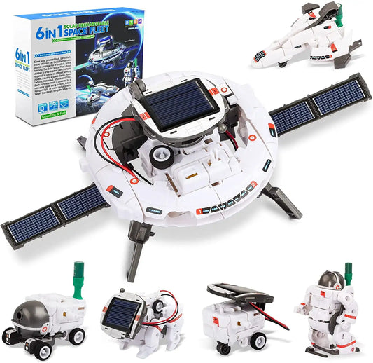 Explore the Sun with Our 6-in-1 Solar Robot Kit for Kids!