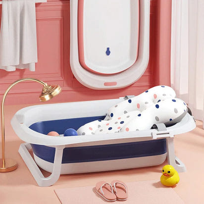 Versatile and Convenient: Children's Folding Bathtub Set! 🛁👶🌟 - The Little Big Store