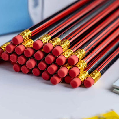 Sketch Magic: 10Pcs HB Sketch Pencils with Eraser Set for Kids! - The Little Big Store