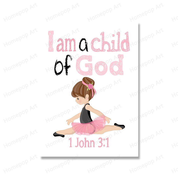 Christian Poster and Prints Bible Verse Wall Art - The Little Big Store