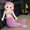 Swim into Sweet Dreams: Multi-Sized Kawaii Mermaid Plush Toys - The Little Big Store