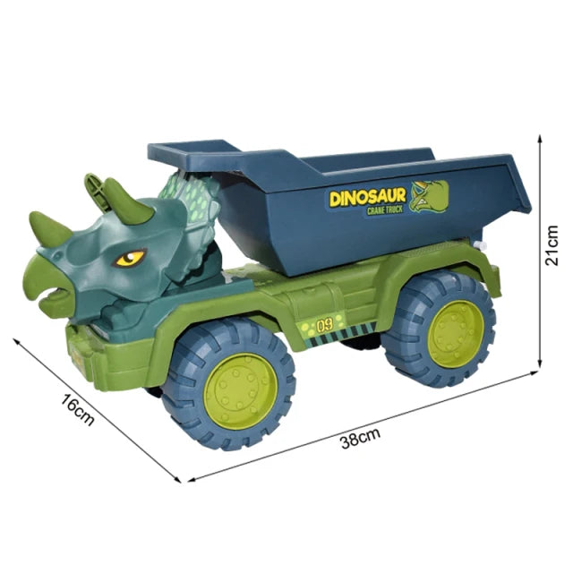Roar into Learning Fun with Dinosaur Engineering Car Construction Toy! - The Little Big Store