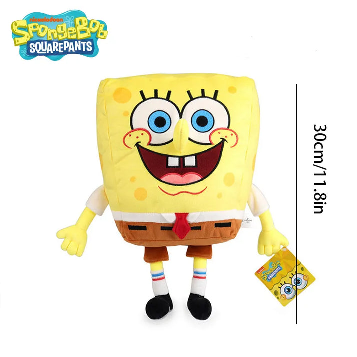 Adorable Cartoon SpongeBob Character Plush Toys: Cuddly Companions for Kids! - The Little Big Store