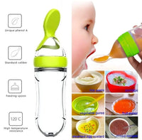 SqueezEase: Silicone Baby Feeding Bottle Cup - The Little Big Store