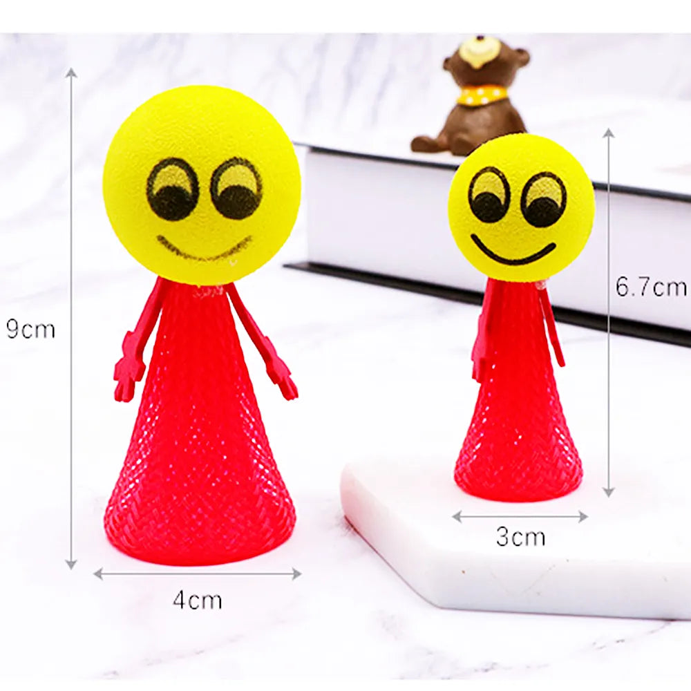 Bounce into Fun: 12Pcs Bouncing Doll Games - Perfect Party Goodies for Kids' Birthdays and More! - The Little Big Store