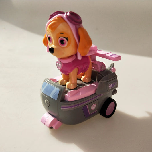 Paw-some Patrol Adventures: 4PCS Paw Patrol Pull Back Vehicle Playset - Action-Packed Fun for Little Ones!