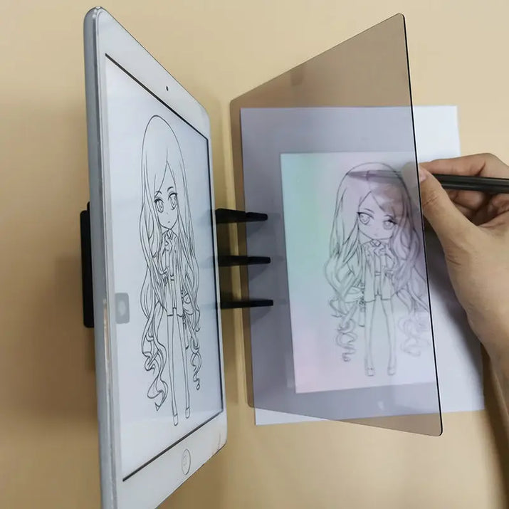 Montessori Kids Projection Drawing Board: Sketch, Trace, and Paint with Specular Reflection - The Little Big Store