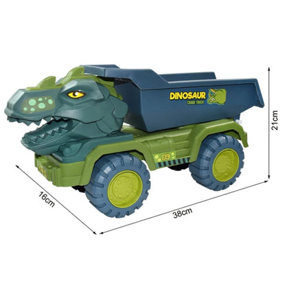 Roar into Learning Fun with Dinosaur Engineering Car Construction Toy! - The Little Big Store