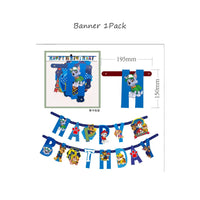 Paw Patrol Extravaganza: Anime Birthday Party Decorations with Tableware – Children's Favorite Toys and Accessories, Perfect for Paw-some Celebrations! - The Little Big Store