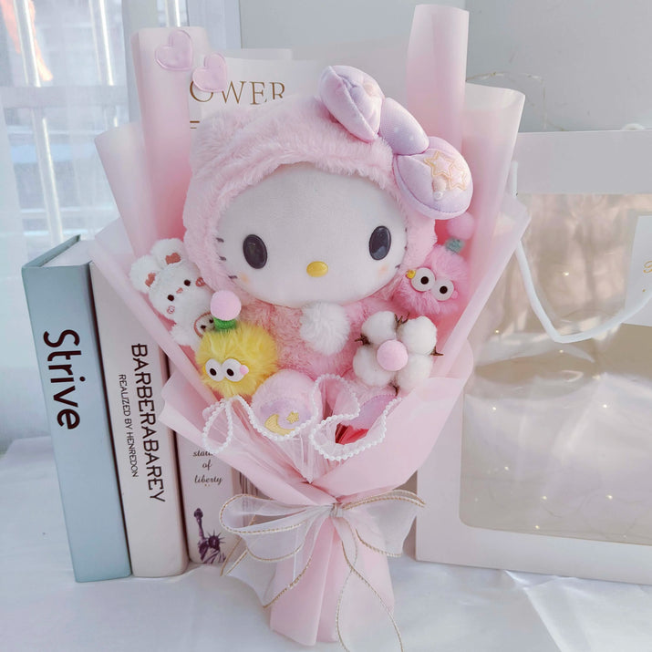Purrfect Plush Kitty Bouquet - The Little Big Store