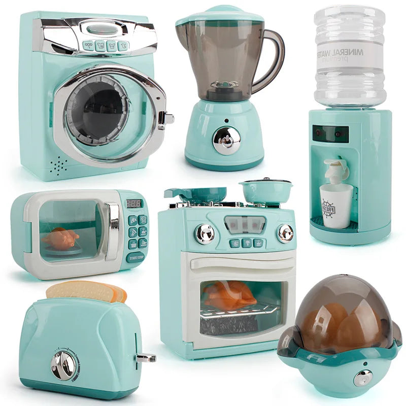 Little Chef's Dream: Pretend Play Kitchen Playset with Home Appliances Toy Bundle! - The Little Big Store