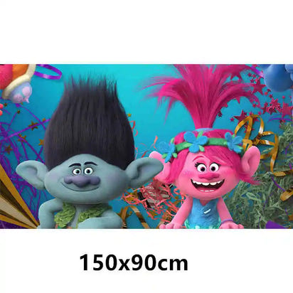 Troll-tastic Party Delight: Princess Balloon Decoration Set for Magical Birthdays! - The Little Big Store