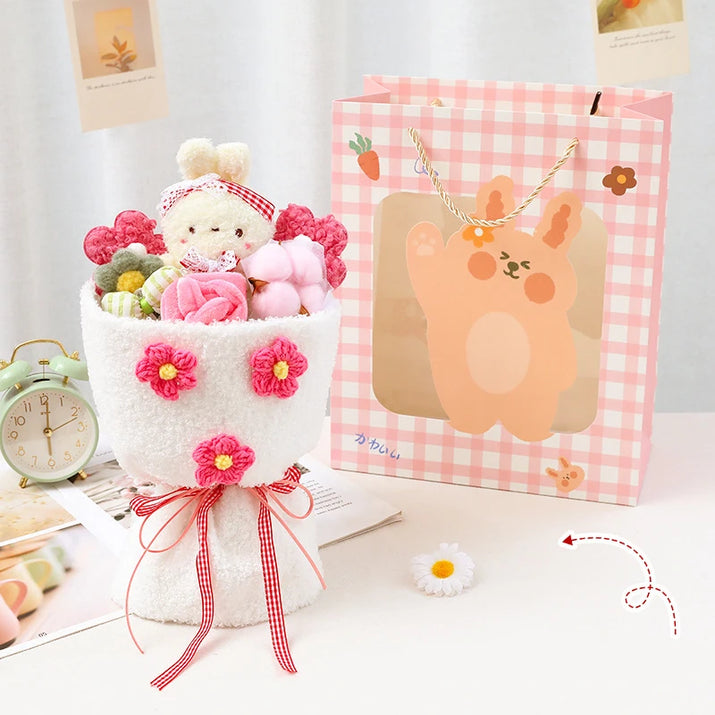 Plush Buddies Bouquet™: Creative & Cute Anime Flower Gifts for Children 🌸🎎 - The Little Big Store