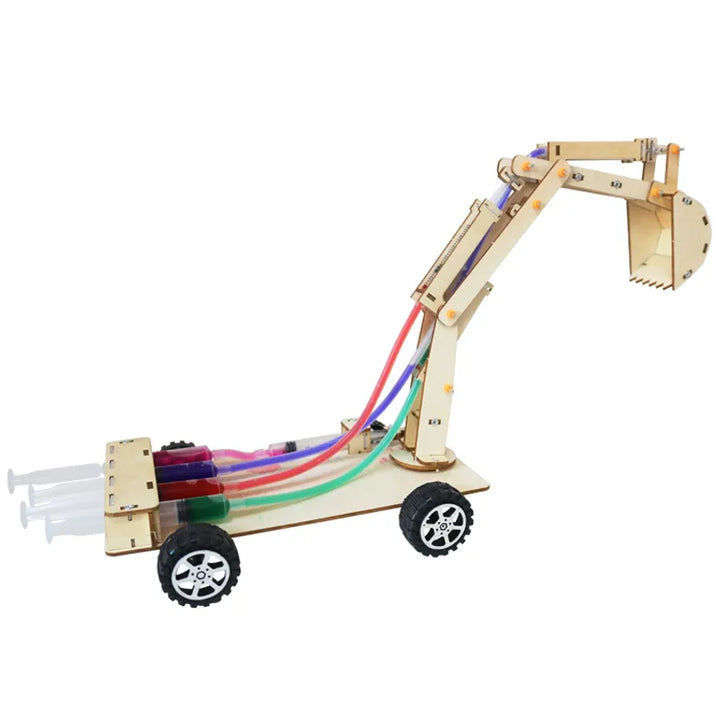 Hydro-Tech Excavator: DIY Student Science & Education Toy - The Little Big Store
