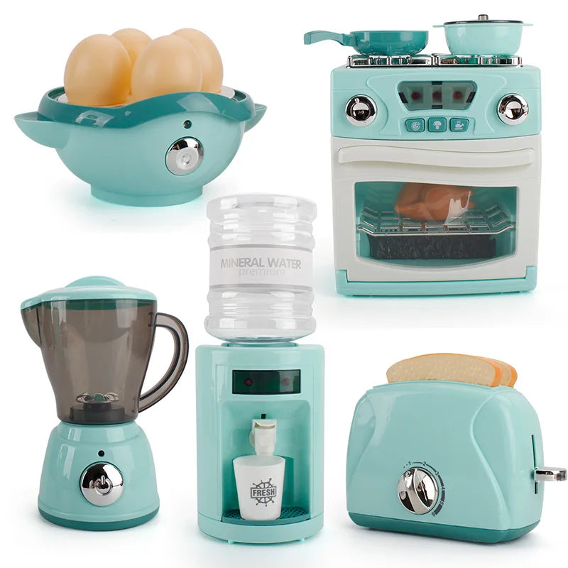 Little Chef's Dream: Pretend Play Kitchen Playset with Home Appliances Toy Bundle! - The Little Big Store