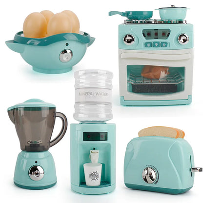 Little Chef's Dream: Pretend Play Kitchen Playset with Home Appliances Toy Bundle! - The Little Big Store