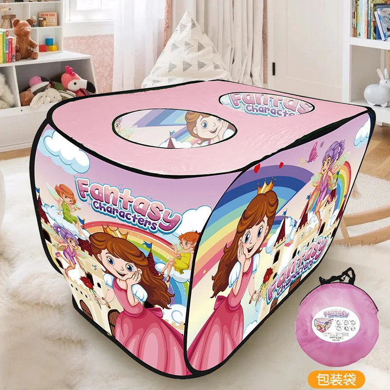 🚗🌟 Drive into Fun with Our Kid Foldable Car-Themed Play Tent! - The Little Big Store