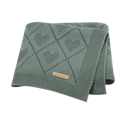 Knitted Breathable Baby Blankets - The Little Big Store