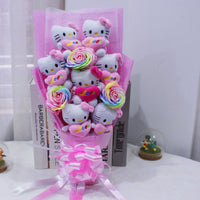 Purrfect Plush Kitty Bouquet - The Little Big Store