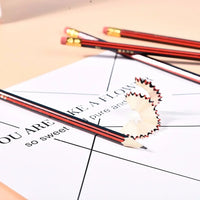 Sketch Magic: 10Pcs HB Sketch Pencils with Eraser Set for Kids! - The Little Big Store