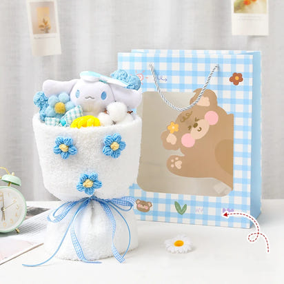 Plush Buddies Bouquet™: Creative & Cute Anime Flower Gifts for Children 🌸🎎 - The Little Big Store