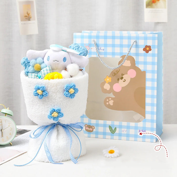Plush Buddies Bouquet™: Creative & Cute Anime Flower Gifts for Children 🌸🎎 - The Little Big Store