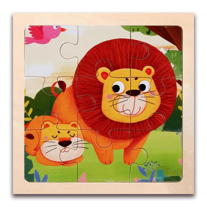 Whimsical Woodworks: Interactive Kids' Wooden Puzzles - Dive into Adventure! - The Little Big Store