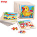 Critter Commute: Baby Animal Traffic Wooden Tangram Puzzle - The Little Big Store