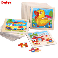 Critter Commute: Baby Animal Traffic Wooden Tangram Puzzle - The Little Big Store