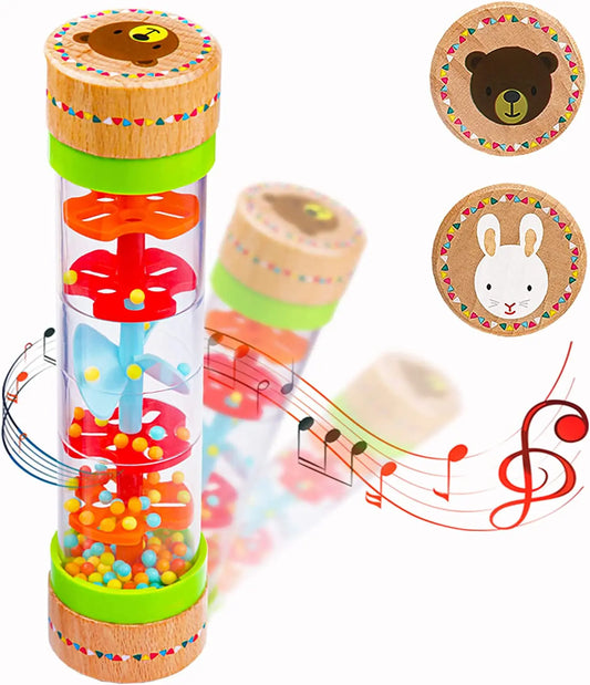 Sensory Symphony: Montessori Rainbow Rain Stick - Musical Magic for Kids
