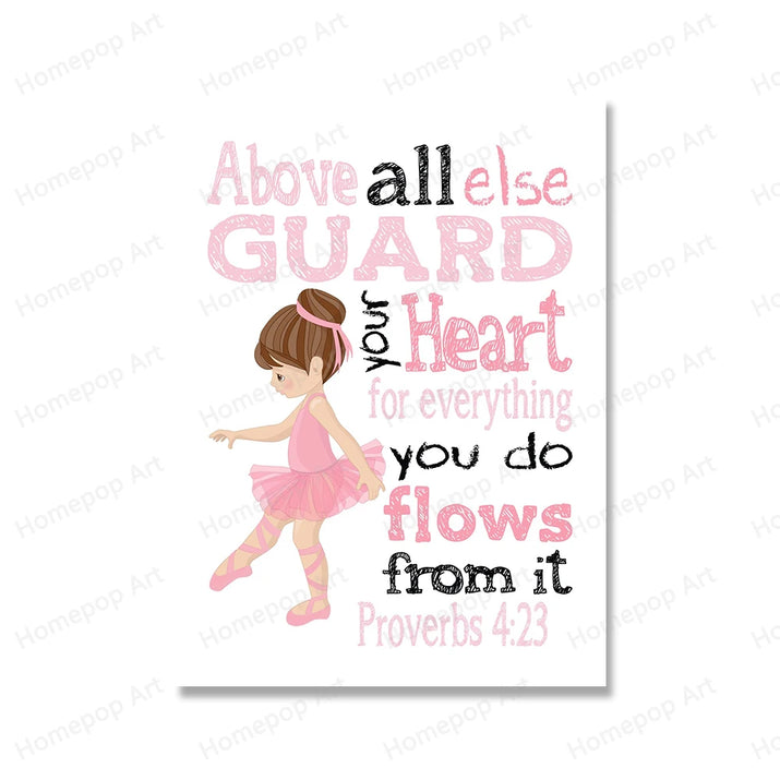 Christian Poster and Prints Bible Verse Wall Art - The Little Big Store