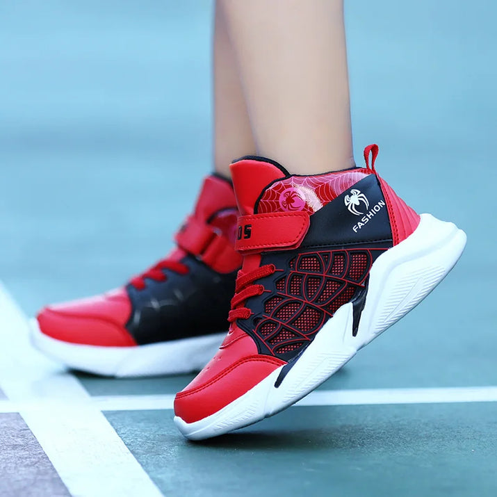 Swing into Style with Cartoon Spider Sneakers for Kids! 🕷️👟🌟 - The Little Big Store