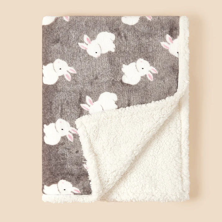 🌨️👶 Winter Baby Blanket: Cozy Fleece Warm Quilt for Newborns! 🌟🍼 - The Little Big Store