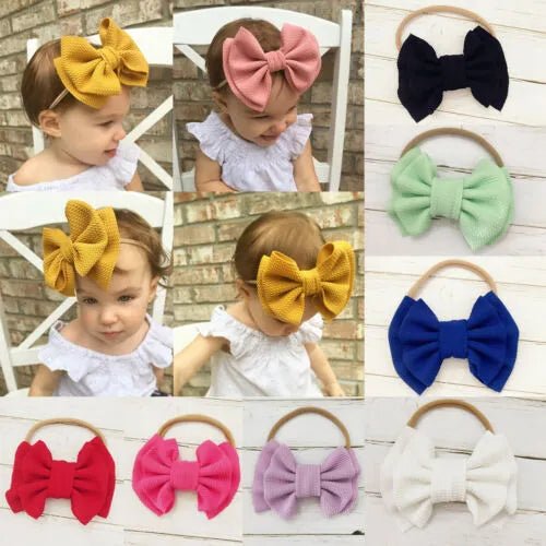 Adorable Big Bow Hairband: Sweet Head Accessories for Toddler Girls! - The Little Big Store