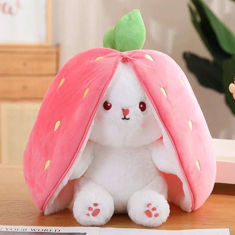 Adorable Bunny Plush Toys: Strawberry-Sweet Stuffed Rabbits for Hugging and Gifting