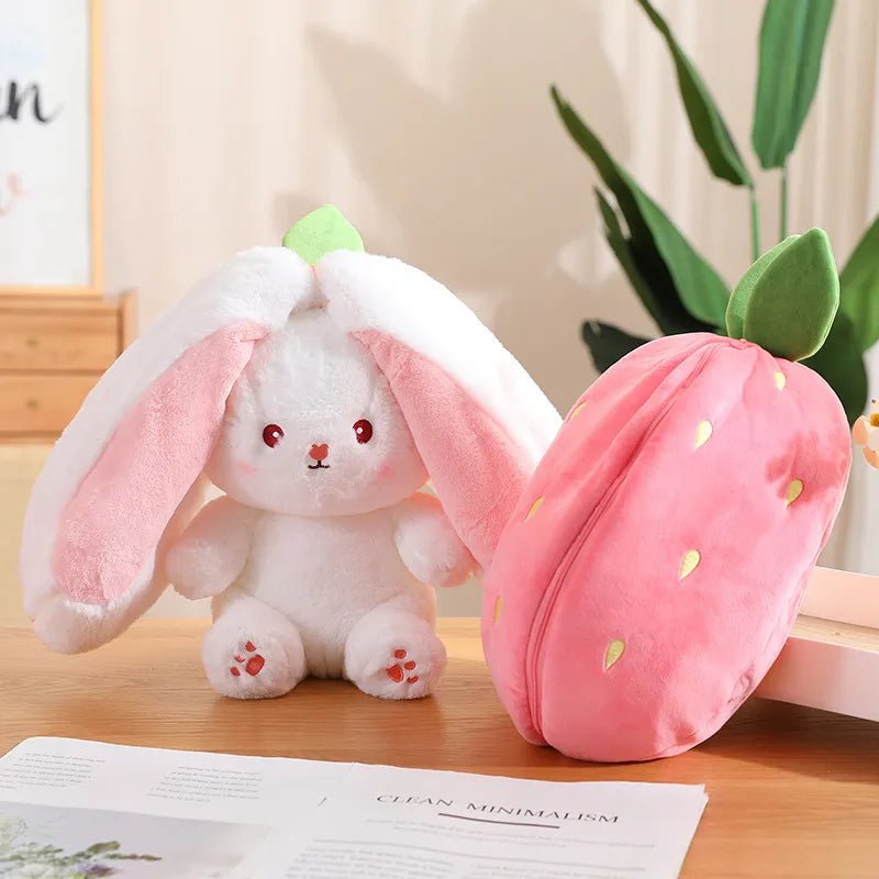 Adorable Bunny Plush Toys: Strawberry-Sweet Stuffed Rabbits for Hugging and Gifting