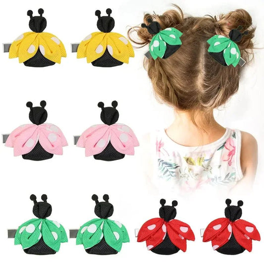 Adorn with Adorableness: Ladybug Hair Clips Set! - The Little Big Store