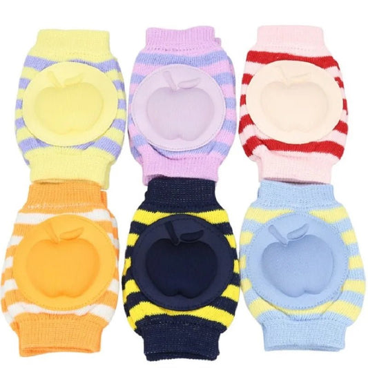"Apple-Kissed Safety: Children's Knee and Elbow Pads for Happy Crawling and First Steps! 🍎👶🌈" - The Little Big Store