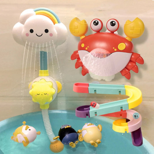 Baby Bath Toys, Bathing Cute Swimming Water Spraying Clouds Flowers Shower Bath Toy For Kids swimming pool Water Playing Toy - The Little Big Store