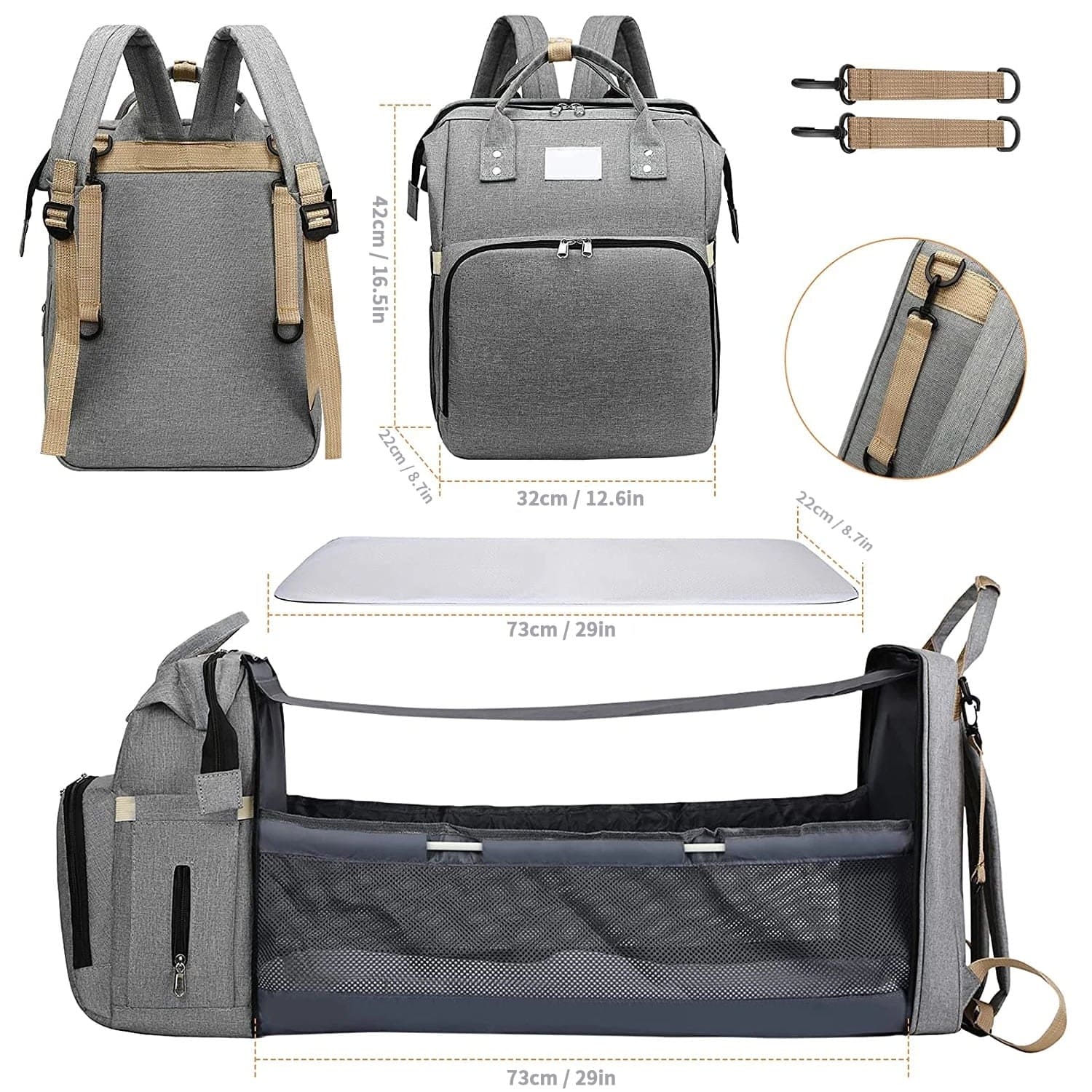 Mommy's Magic Tote™: The Ultimate Baby Diaper Bag - The Little Big Store