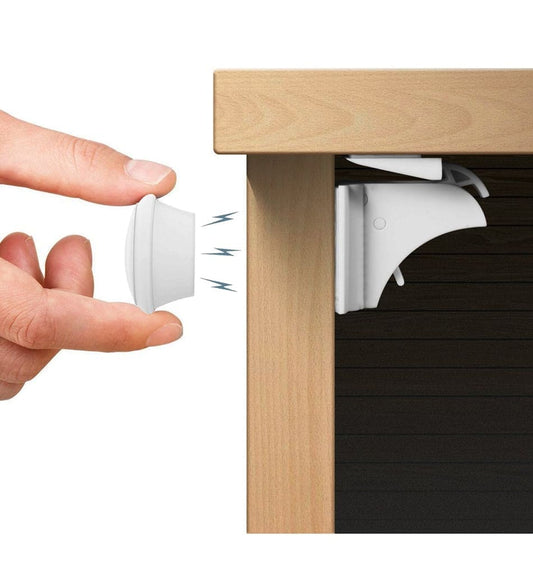Baby Magnetic Cabinet Locks: Smart and Safe Storage Solutions for Your Little Explorer! - The Little Big Store
