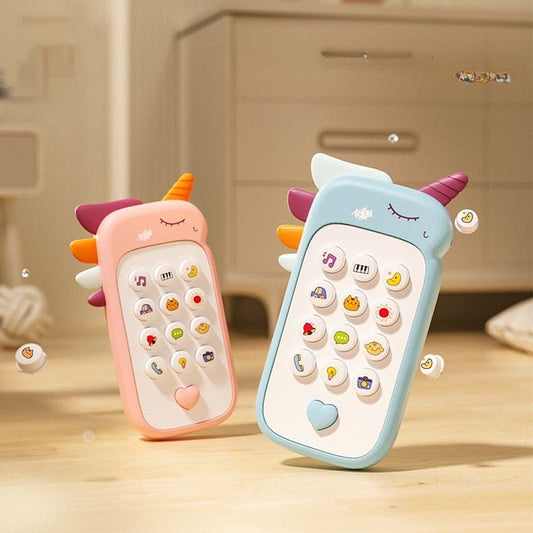 Baby Phone Toy Music Sound Telephone Sleeping Toys With Teether Simulation - The Little Big Store