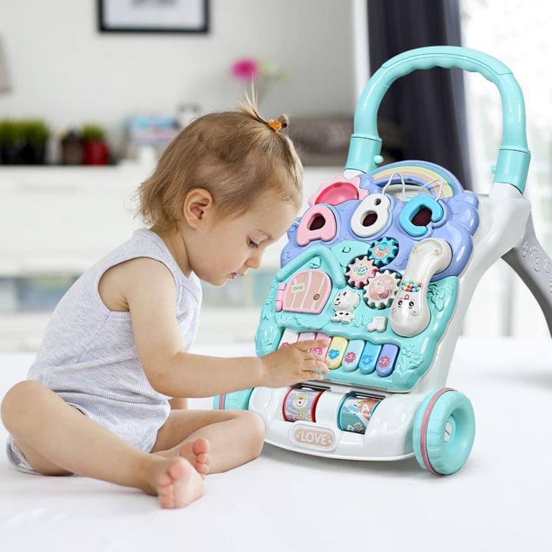 Baby Sit-To-Stand Learning Walker Toddler Musical Toy - The Little Big Store