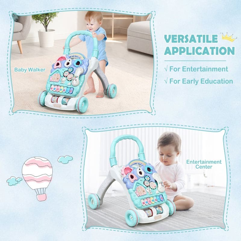 Baby Sit-To-Stand Learning Walker Toddler Musical Toy - The Little Big Store