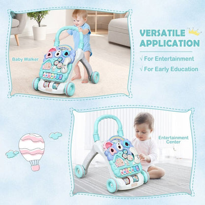 Baby Sit-To-Stand Learning Walker Toddler Musical Toy - The Little Big Store