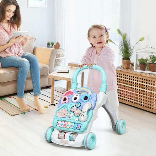 Baby Sit-To-Stand Learning Walker Toddler Musical Toy - The Little Big Store