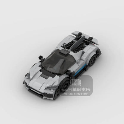 Benz One Racing Sports Brick Car Toys - The Little Big Store