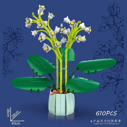 BloomBricks™: Flower Green Plant Building Blocks Toy - The Little Big Store