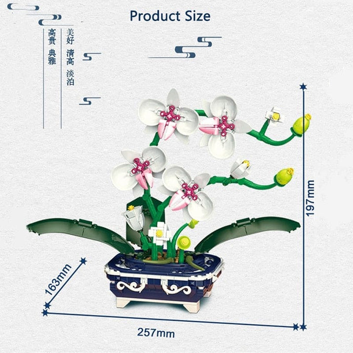 BloomBricks™: Flower Green Plant Building Blocks Toy - The Little Big Store