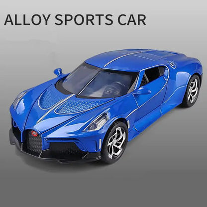 Bugatti Lavoiturenoire Alloy Sports Car Model - The Little Big Store
